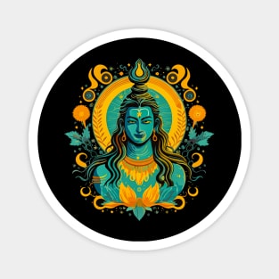 Hindu God Lord Shiva Worship Magnet